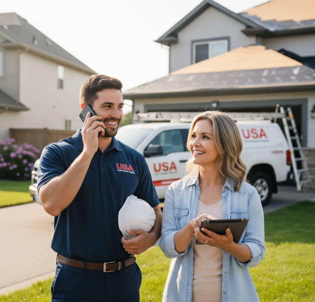 USA Roof Repair Experts customer support in Adger